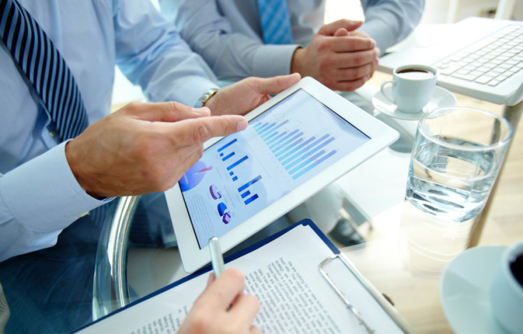 business people with ipads